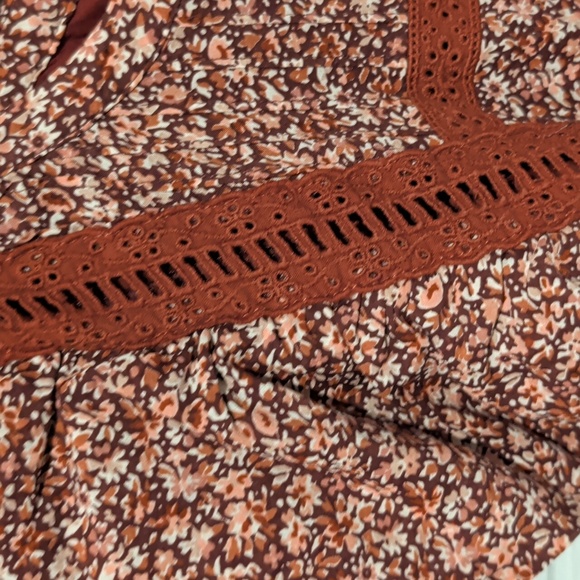 New Madewell Dresses | Madewell Flutter-Sleeve Mini Dress In Cottage Garden - Picture 7 of 11